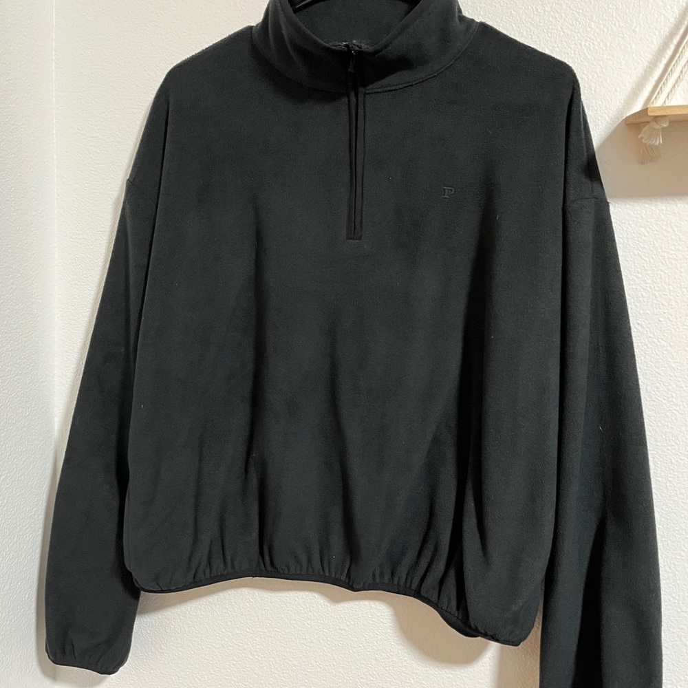 PINK Victoria's Secret Black Cowl Neck Sweater